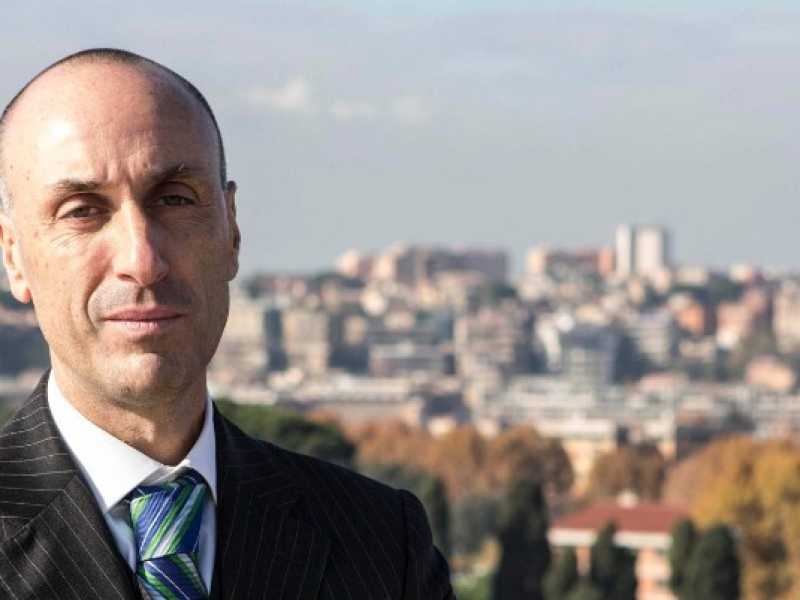 Luca Lanzalone, ex presidente dell&rsquo;Acea, coinvolto nell&rsquo;inchiesta della procura di Roma sul nuovo stadio della Roma (foto LaPresse)