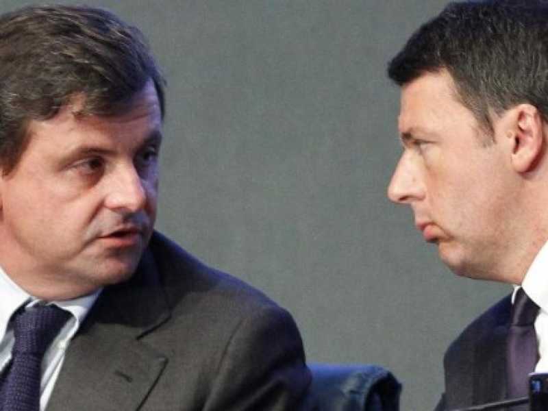 Carlo Calenda e Matteo Renzi (foto LaPresse)