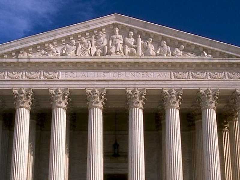 La sede della Corte suprema a Washington. Foto via Pixabay