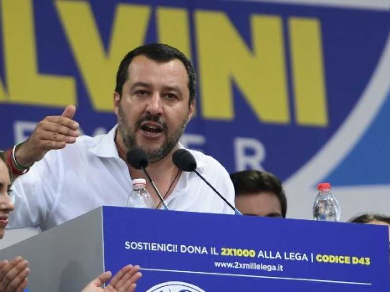 Matteo Salvini (foto LaPresse)