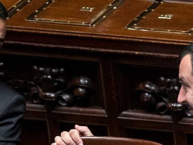 Luigi Di Maio e Matteo Salvini (foto LaPresse)