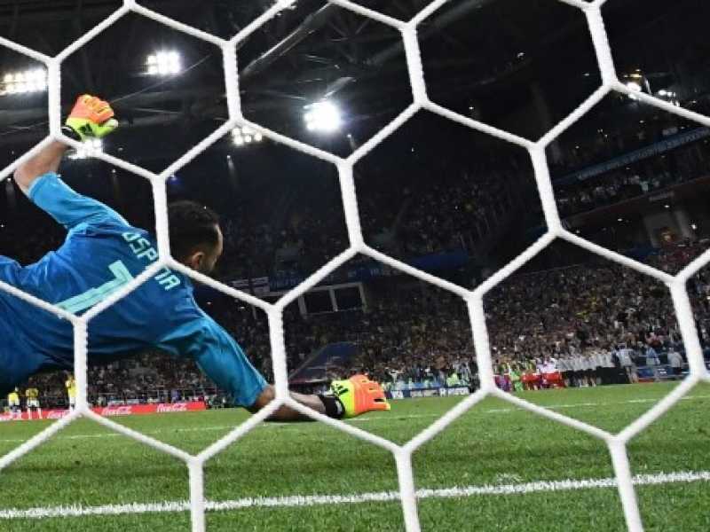 Il rigore decisivo di Inghilterra-Colombia (foto LaPresse)
