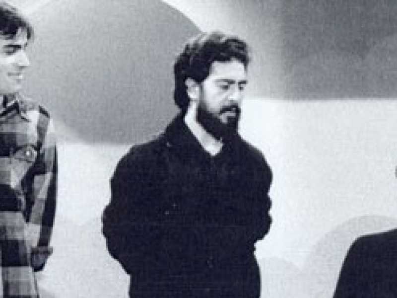 Il trio La Smorfia, da sinistra Enzo De Caro, Lello Arena e Massimo Troisi