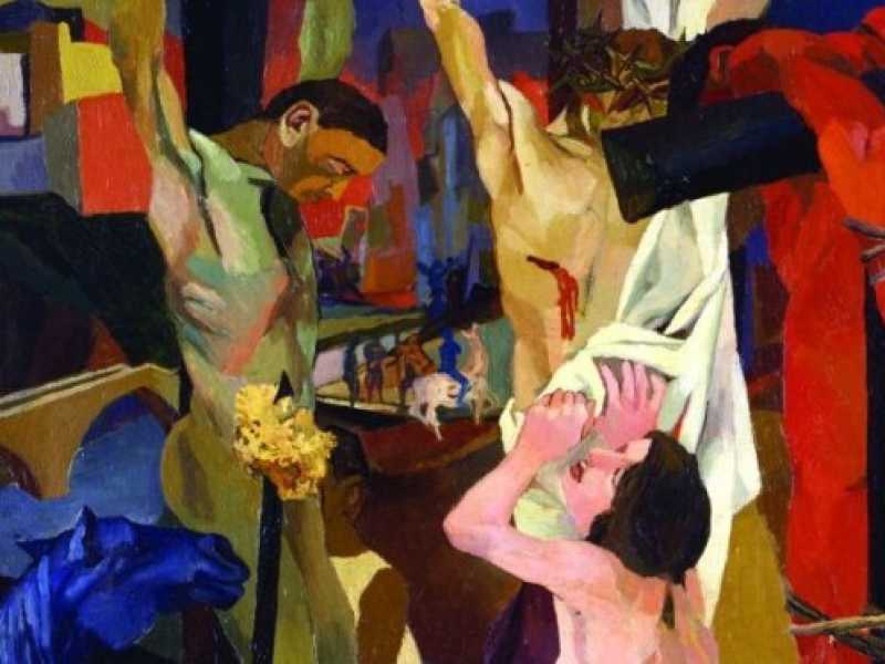 Guttuso, &ldquo;Crocifissione&rdquo; (olio su tela, 1941)