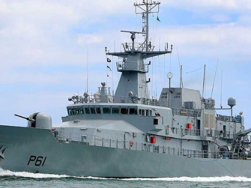 La nave irlandese Samuel Beckett