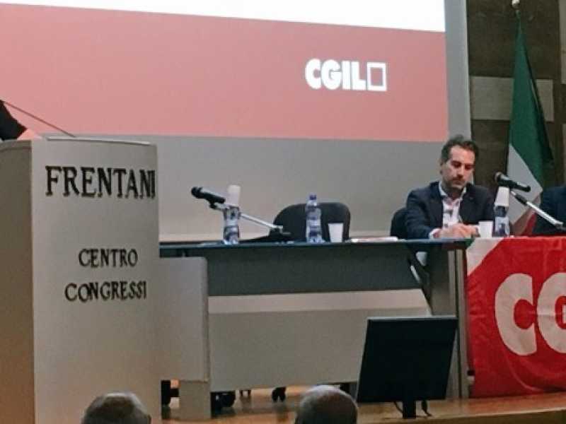 Le conclusioni di Susanna Camusso all'incontro organizzato oggi dalla Cgil sulle pensioni. Foto dalla pagina Twitter della Cgil 