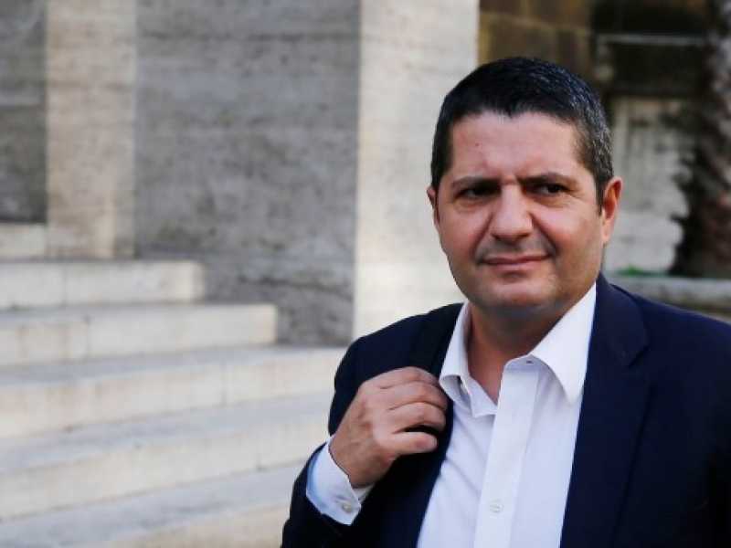 Marco Bentivogli &egrave; nato a Conegliano il 7 aprile del 1970. E&rsquo; segretario generale della Federazione italiana metalmeccanici dal novembre del 2014 (foto LaPresse)