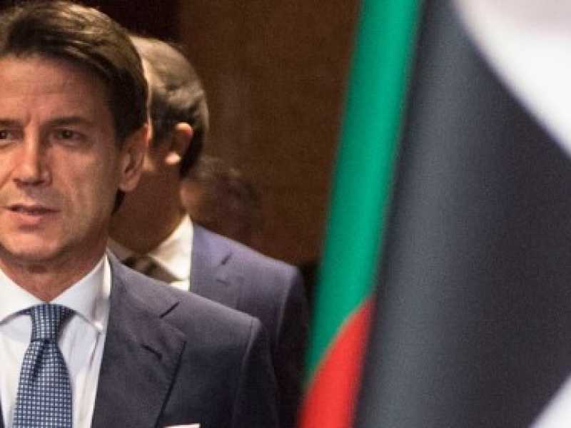 Il premier italiano Giuseppe Conte (foto LaPresse)