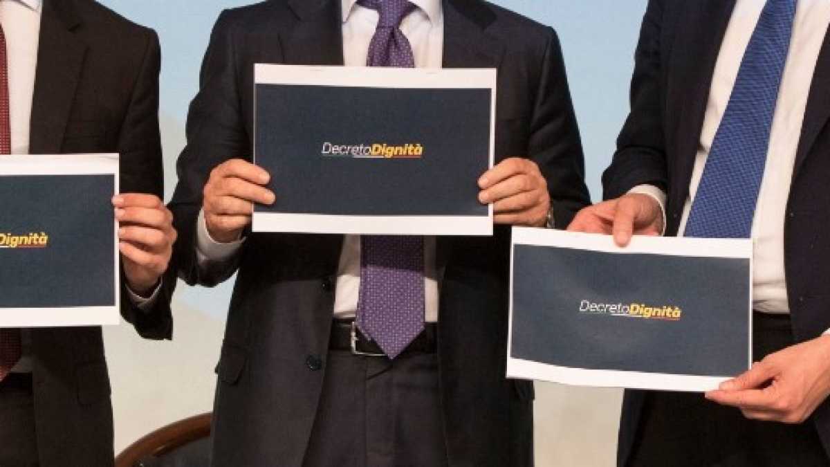 Immagine di Il futuro del paese dopo il decreto dignità