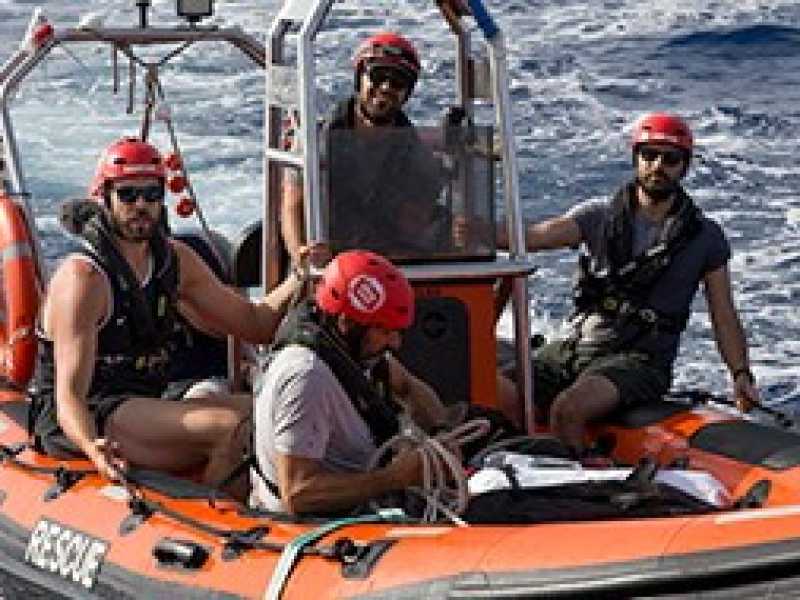 Proactiva Open Arms (foto LaPresse)