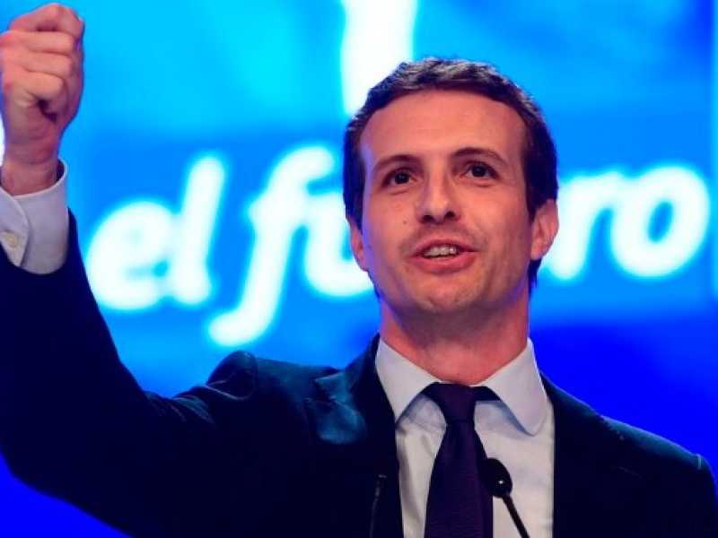 Pablo Casado (foto LaPresse)