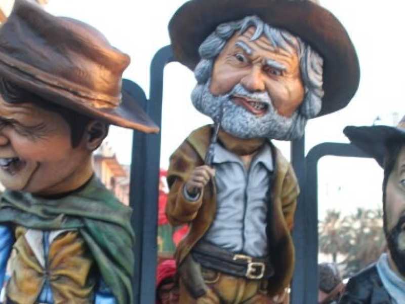  La 144 edizione del carnevale di Viareggio (foto LaPresse)