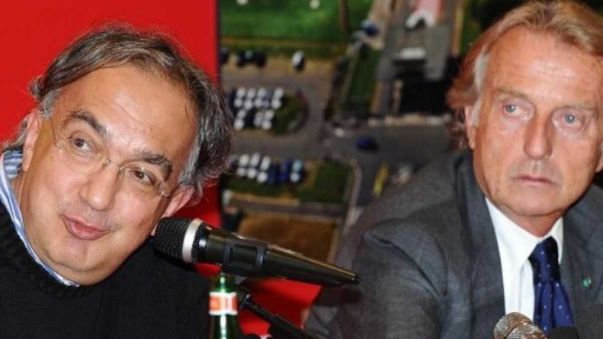Immagine di Marchionne visto da Luca Cordero di Montezemolo
