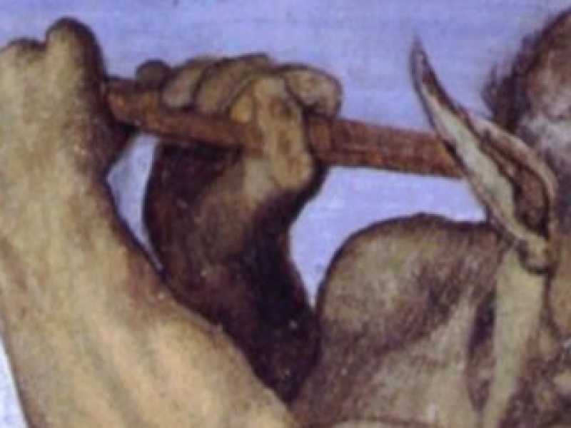 Michelangelo, &ldquo;Giudizio universale&rdquo; (Cappella Sistina, particolare)