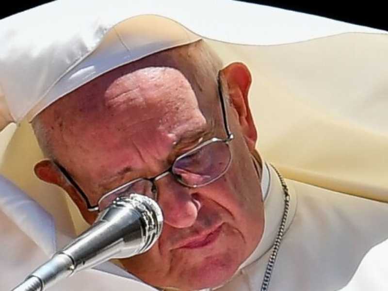 Papa Bergoglio (foto LaPresse)