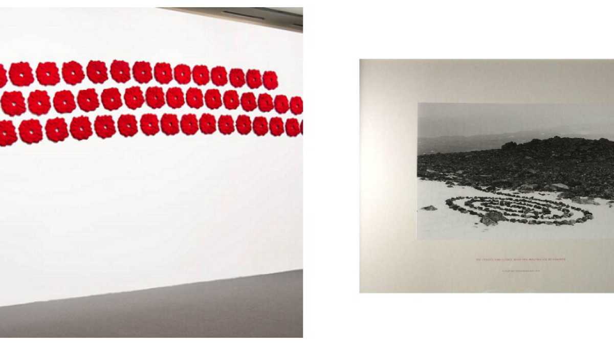 Immagine di La pittura di Pino Pinelli e “il canto della terra” di Richard Long