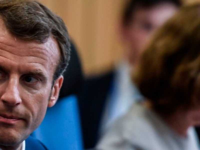 Emmanuel Macron (foto LaPresse)