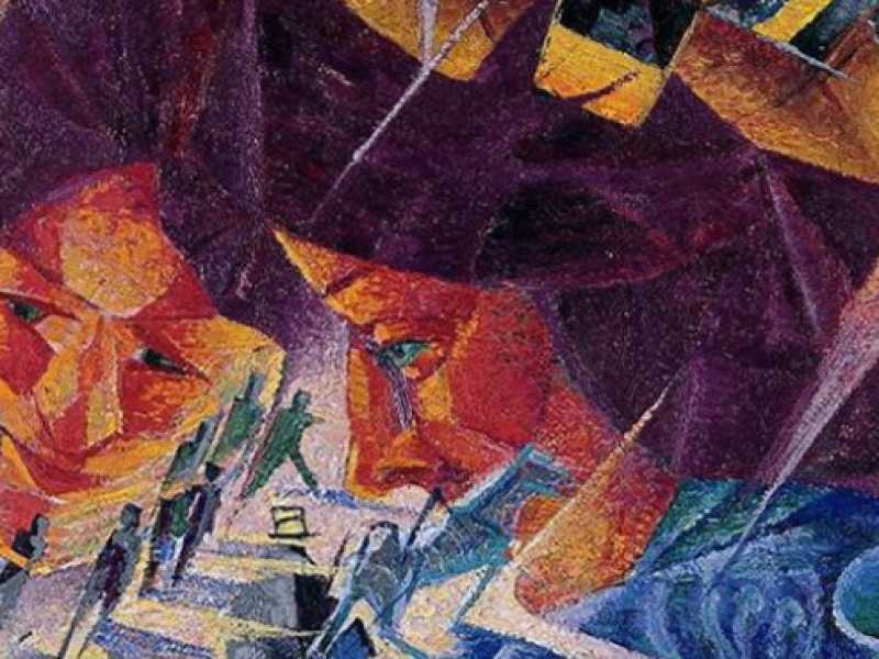 Umberto Boccioni, Visioni simultanee, 1911