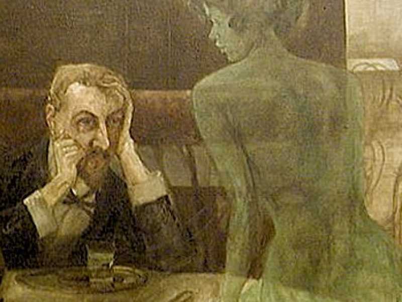 Viktor Oliva, Il bevitore di assenzio