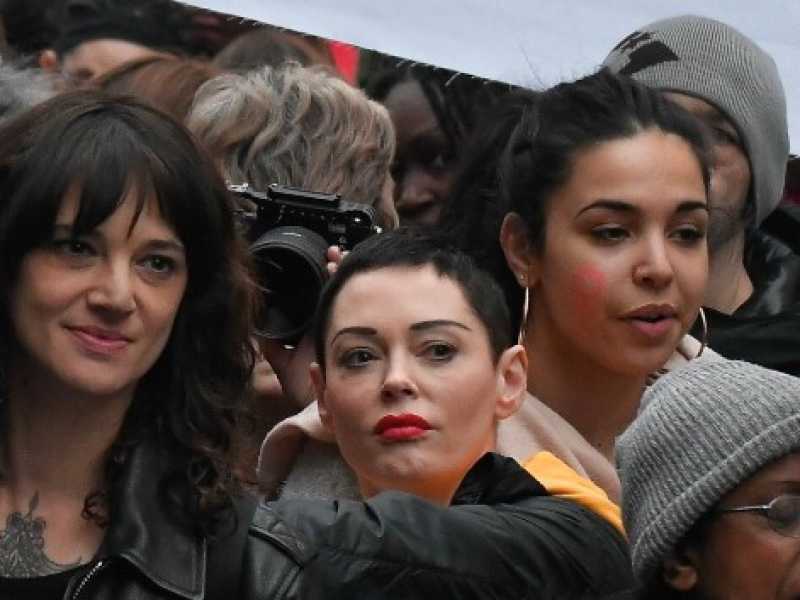 Rose Arianna McGowan e Asia Argento (foto LaPresse)