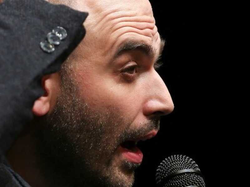 Lo scrittore e giornalista Roberto Saviano (foto LaPresse)