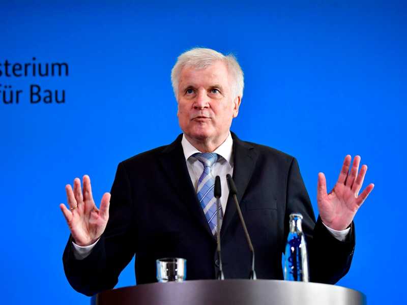 Il ministro dell'Interno della Germania Horst Seehofer