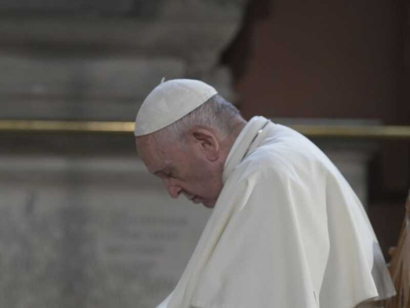 Papa Francesco (foto LaPresse)