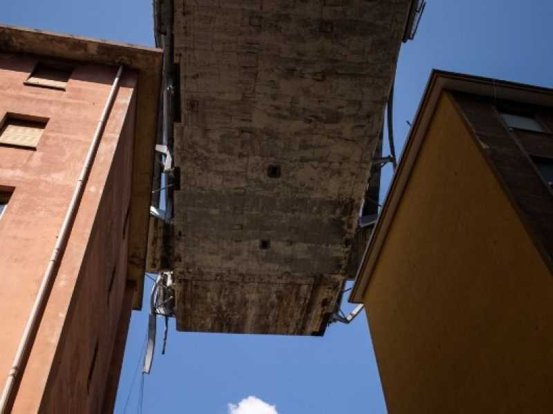 Genova, crollo Ponte Morandi (foto LaPresse)