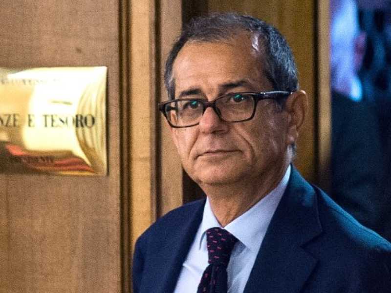 Il ministro dell'economia Giovanni Tria (Foto LaPresse)