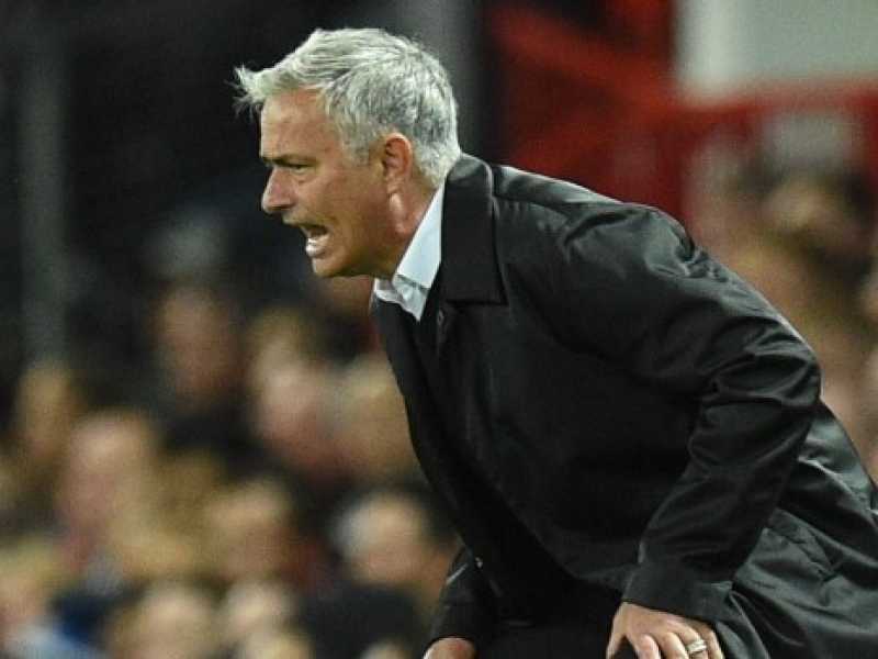 L'allenatore del Manchester United Jose Mourinho (Foto LaPresse)