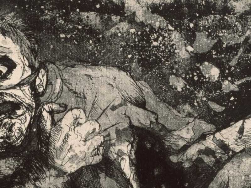 Otto Dix, Verwundeter ("Il soldato ferito"), 1924