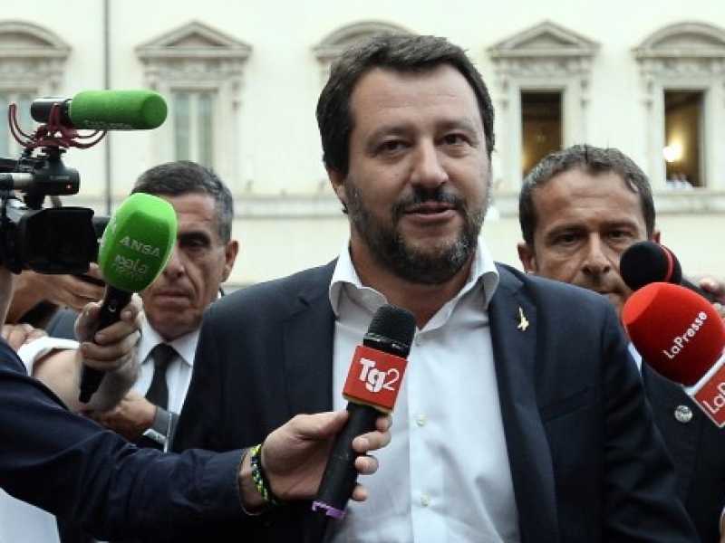 Il vicepremier Matteo Salvini ha scelto una linea prudente sull'economia (Foto LaPresse)