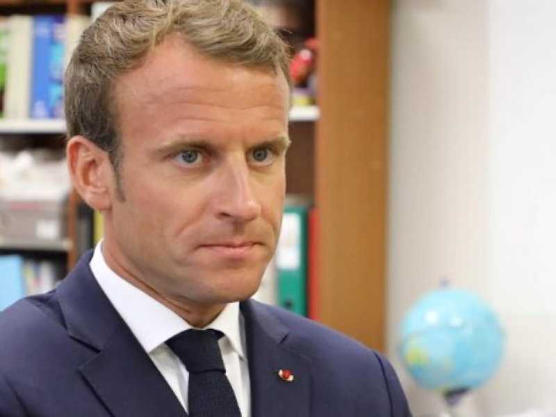 Emmanuel Macron (foto LaPresse)