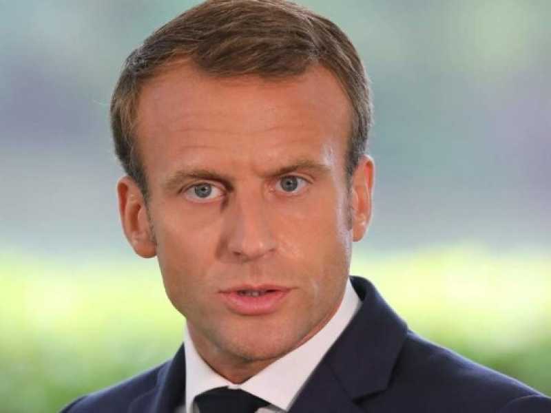 Emmanuel Macron (foto LaPresse)