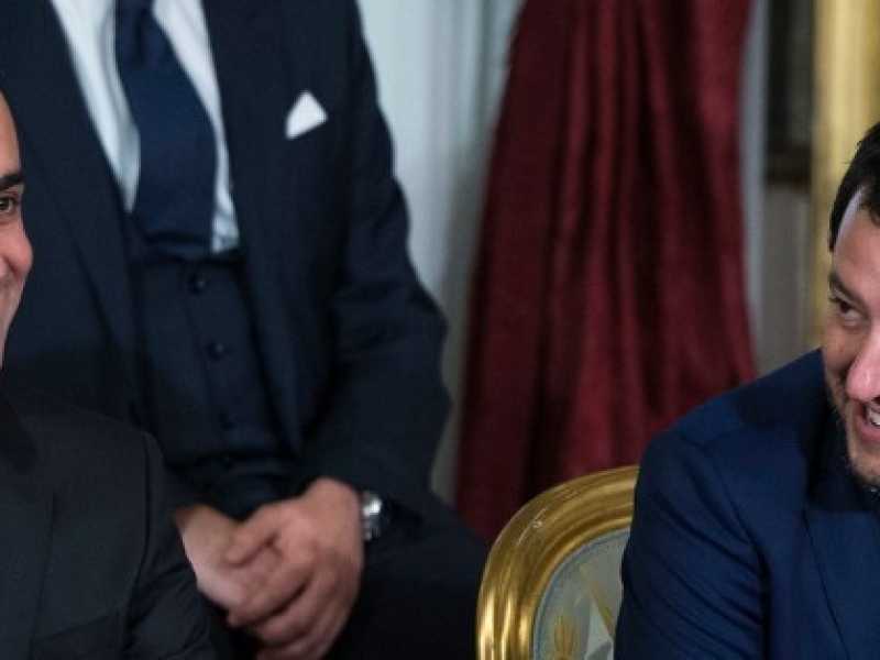 Luigi Di Maio e Matteo Salvini (foto LaPresse)