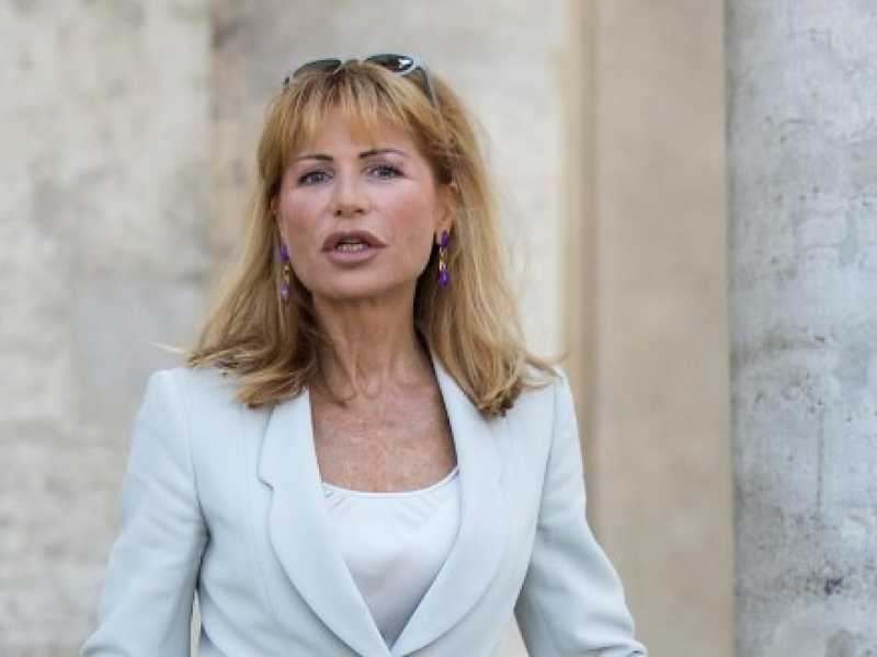 La conduttrice di "Otto e Mezzo" Lilli Gruber (Foto LaPresse)