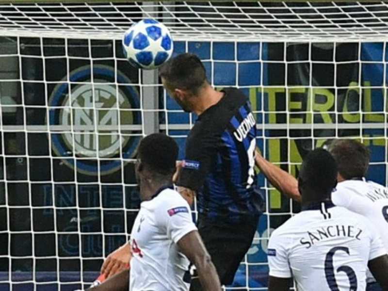 Matias Vecino in Inter-Tottenham (foto LaPresse)