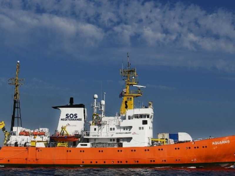 La nave Aquarius (foto LaPresse)