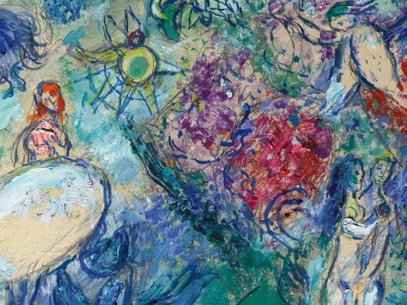 Marc Chagall, Le Paradis, olio su tela &copy; Musee national Marc Chagall, Nizza