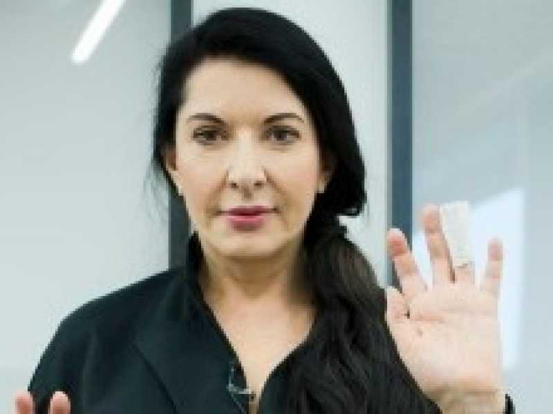 Marina Abramovic a Oslo (foto LaPresse)