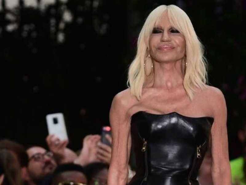 Donatella Versace (foto LaPresse)