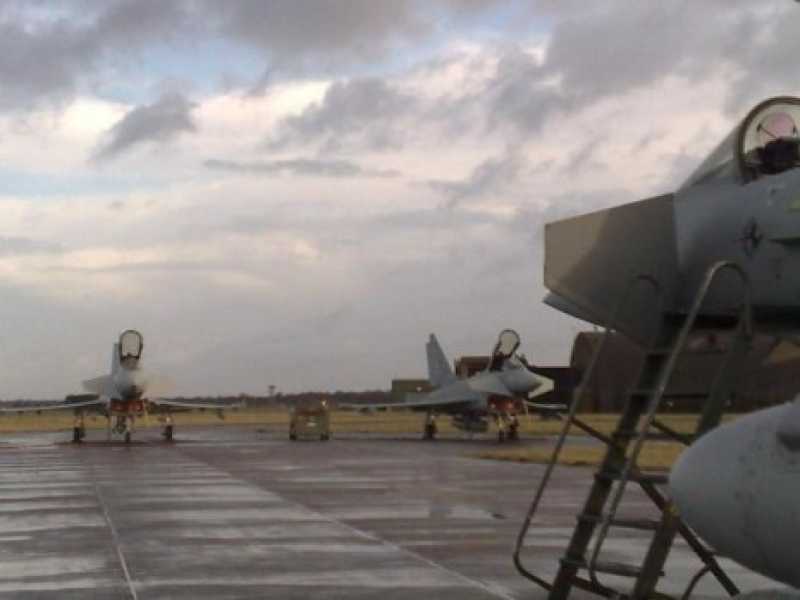 Eurofighter dell'aeronautica militare italiana (foto LaPresse)