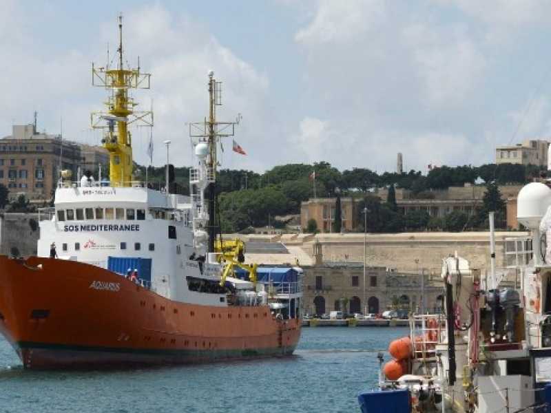 La nave Aquarius (foto LaPresse)