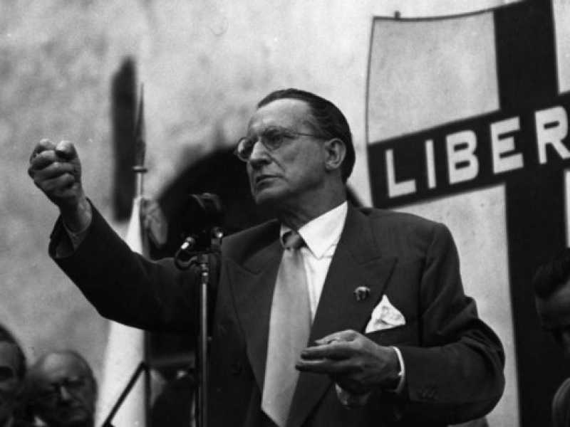 Alcide de Gasperi (foto LaPresse)