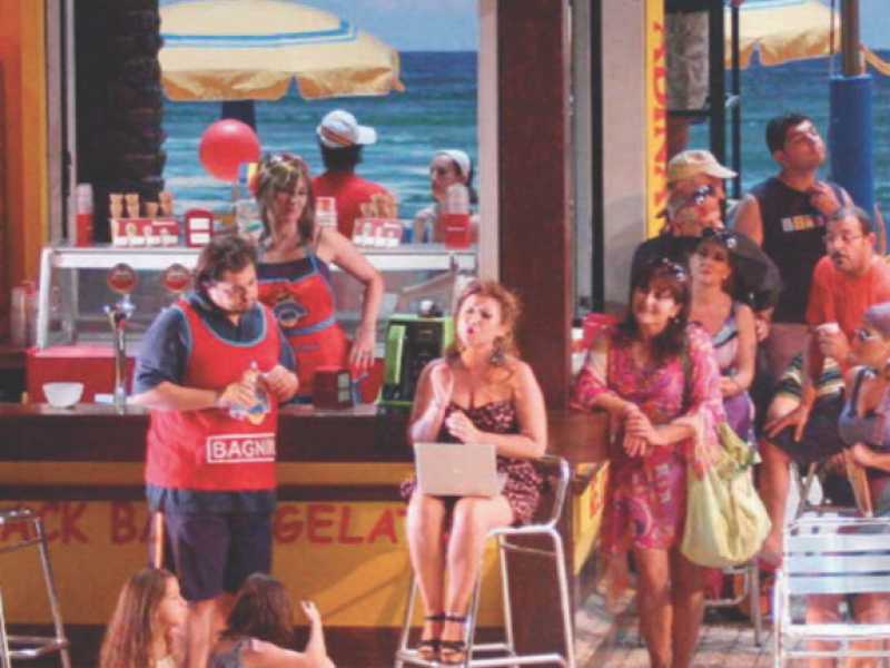 &ldquo;E&rsquo; ambientato in spiaggia e sar&agrave; come se fossimo rimasti qui&rdquo; (foto Alfredo Tabocchini)
