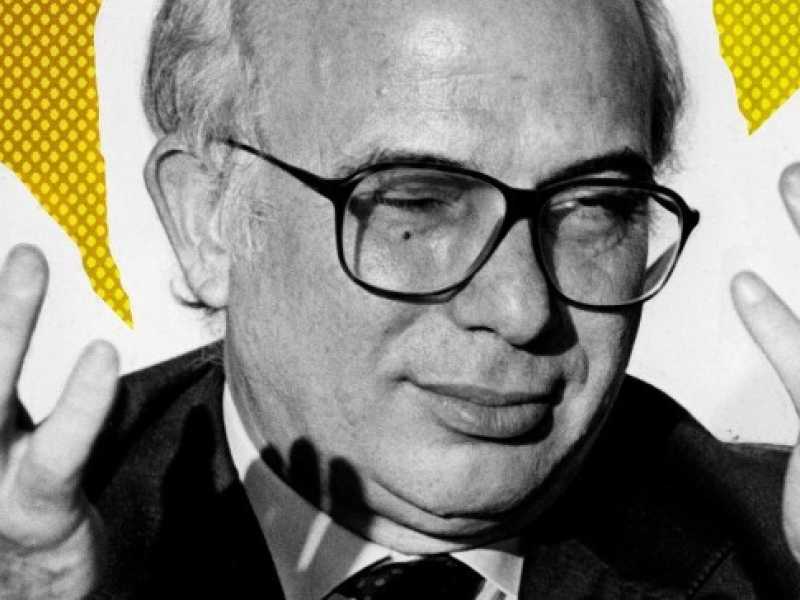 Paolo Cirino Pomicino (elaborazione grafica Il Foglio da foto LaPresse archivio storico 1991)