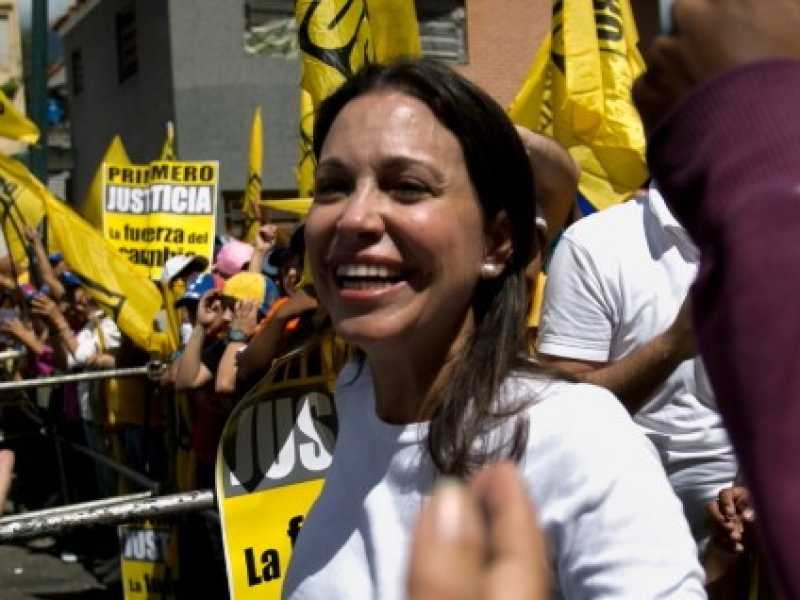 Corina Machado (foto LaPresse)
