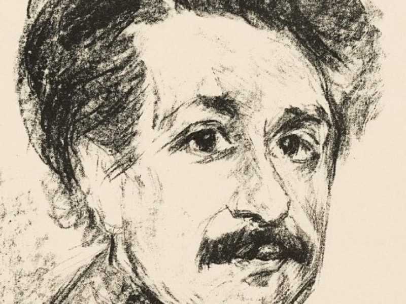 Il ritratto di Albert Einstein di Max Liebermann (Foto Wikipedia)