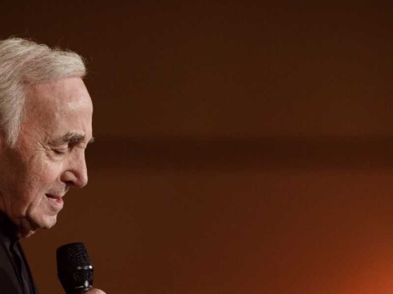 Charles Aznavour (foto LaPresse)