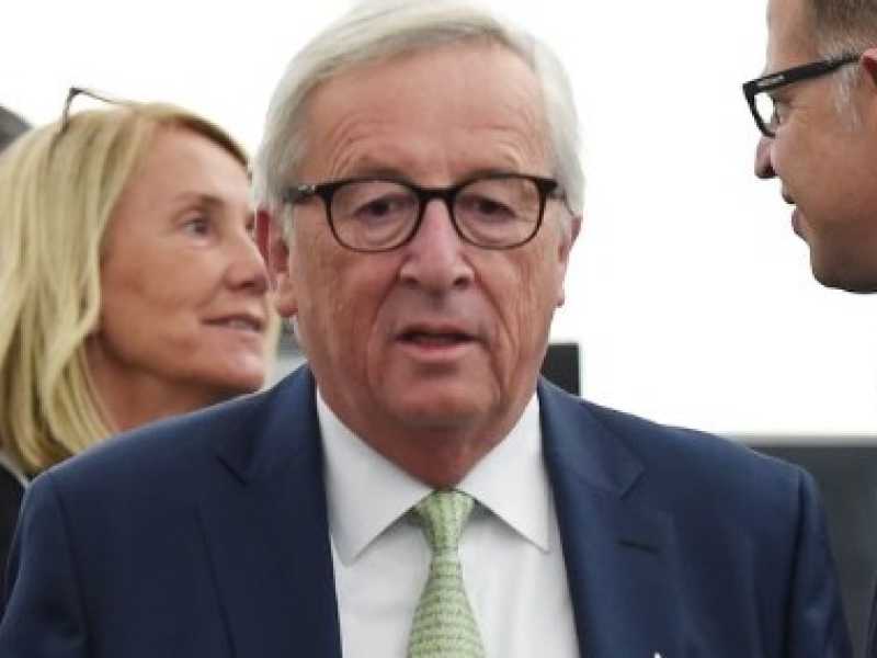 Il presidente della commissione Ue, Jean Claude Juncker (foto LaPresse)